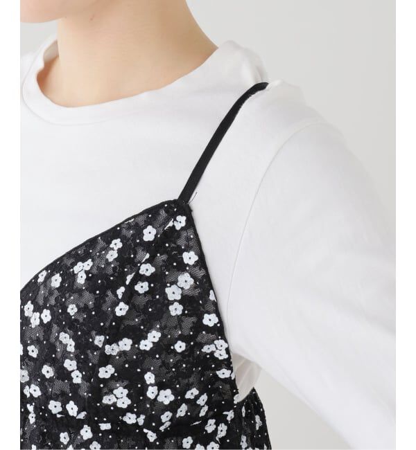  「【洗える】PROVOKE/プロヴォーク プリントレースキャミソール」|シャツ・ブラウス|