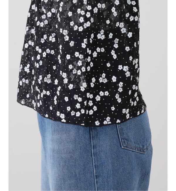  「【洗える】PROVOKE/プロヴォーク プリントレースキャミソール」|シャツ・ブラウス|