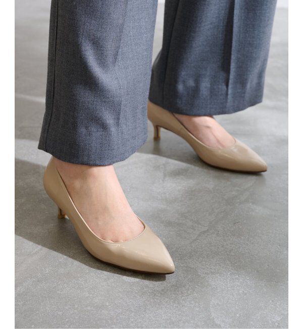  「《追加》5cmポインテッドプレーン」|パンプス|ベージュ