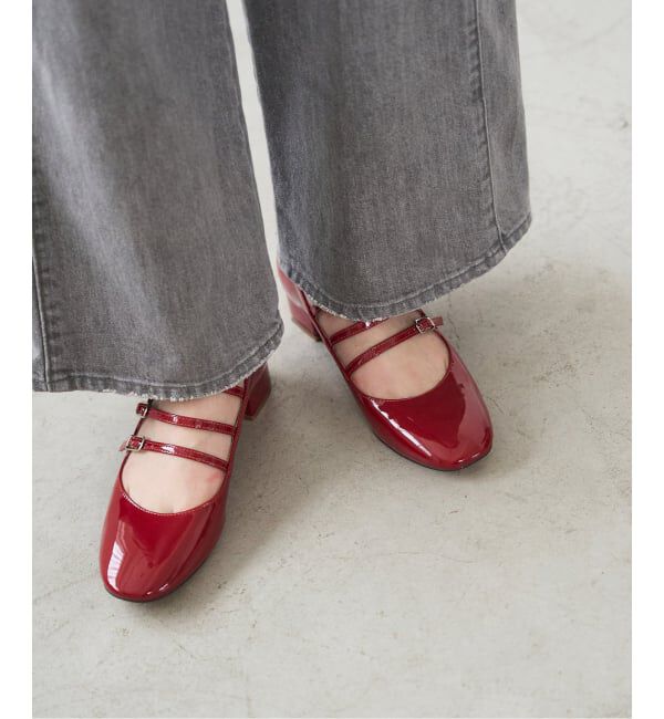  「3cmトリプルベルトメリージェーン」|パンプス|