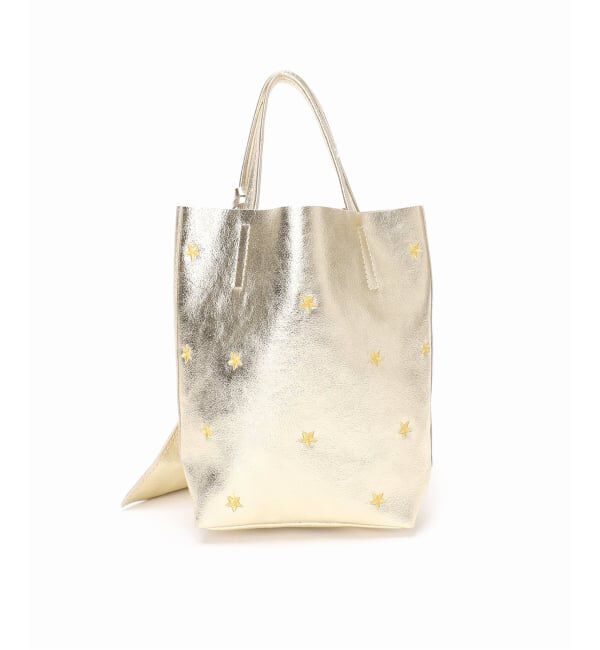  「MARLON/マーロン STARS EMBROIDERED TOTE」|トートバッグ|