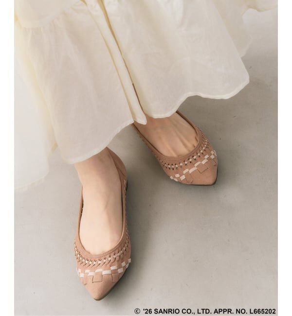  「《予約》Sanrio characters&times;LE TALON ポインテッドサシメッシュフラット」|その他|