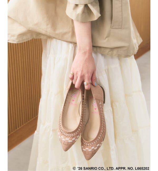  「《予約》Sanrio characters&times;LE TALON ポインテッドサシメッシュフラット」|その他|