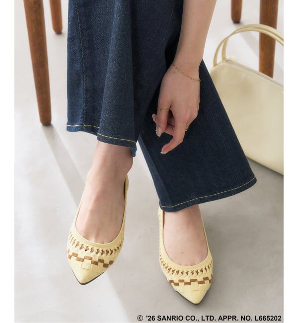  「《予約》Sanrio characters&times;LE TALON ポインテッドサシメッシュフラット」|その他|