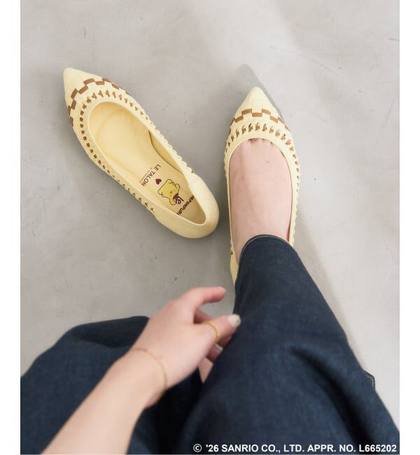  「《予約》Sanrio characters&times;LE TALON ポインテッドサシメッシュフラット」|その他|