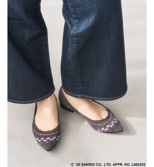  「《予約》Sanrio characters&times;LE TALON ポインテッドサシメッシュフラット」|その他|