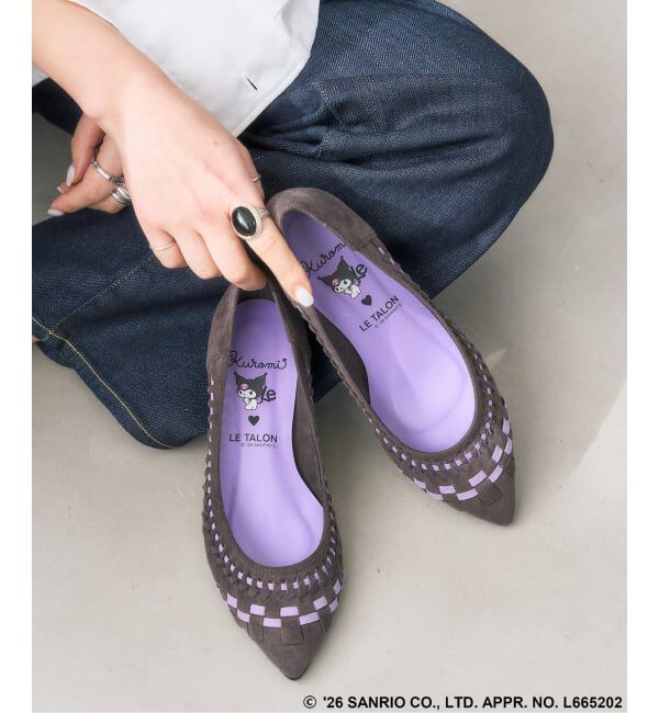  「《予約》Sanrio characters&times;LE TALON ポインテッドサシメッシュフラット」|その他|