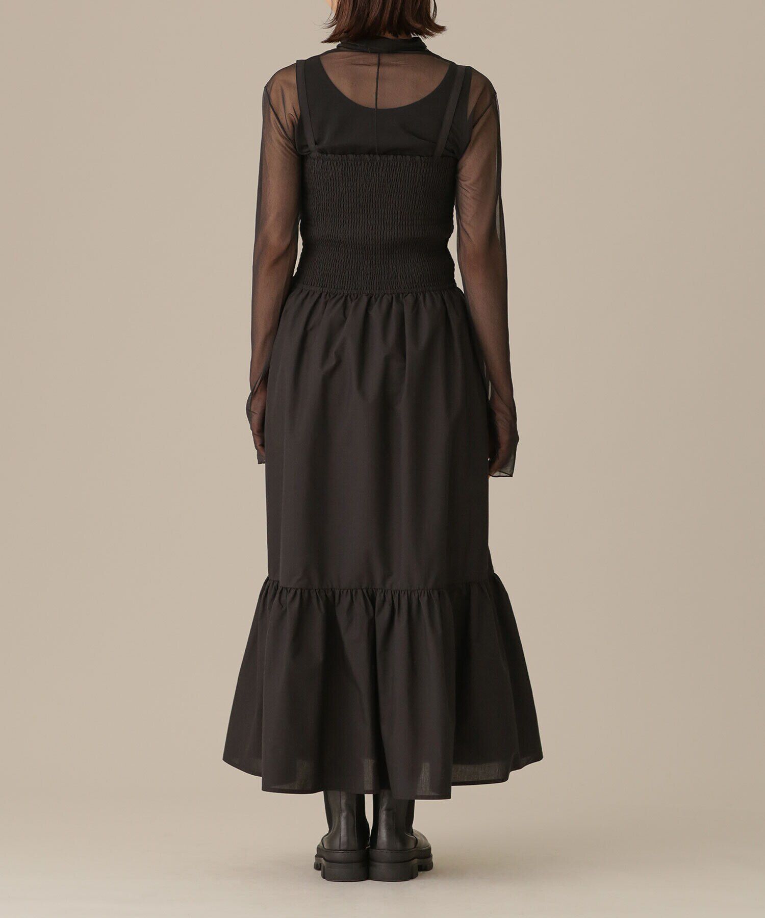 nano･universe「LB.03/シャーリングワンピース」|ワンピース|