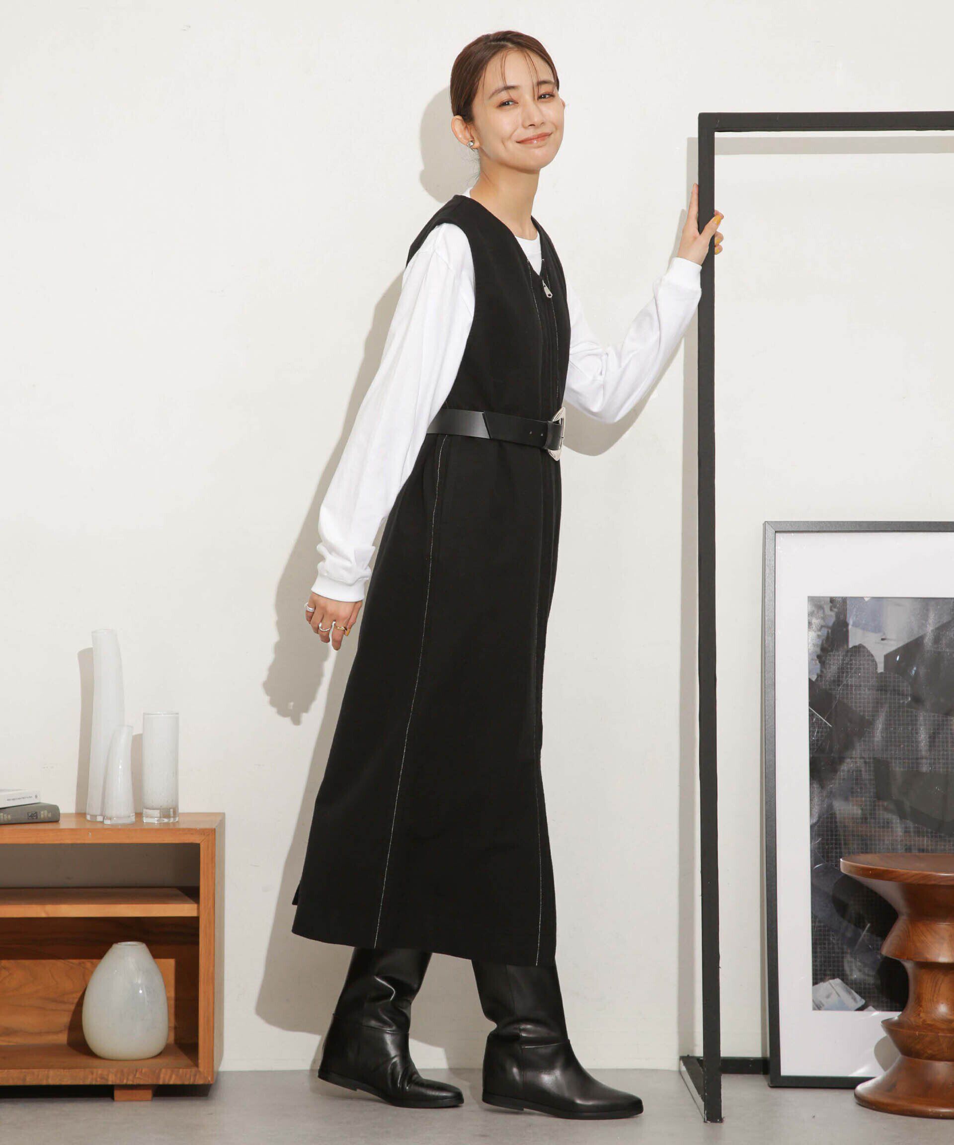 nano･universe「Odub/別注 ヘビーネル ベストワンピース」|ワンピース|