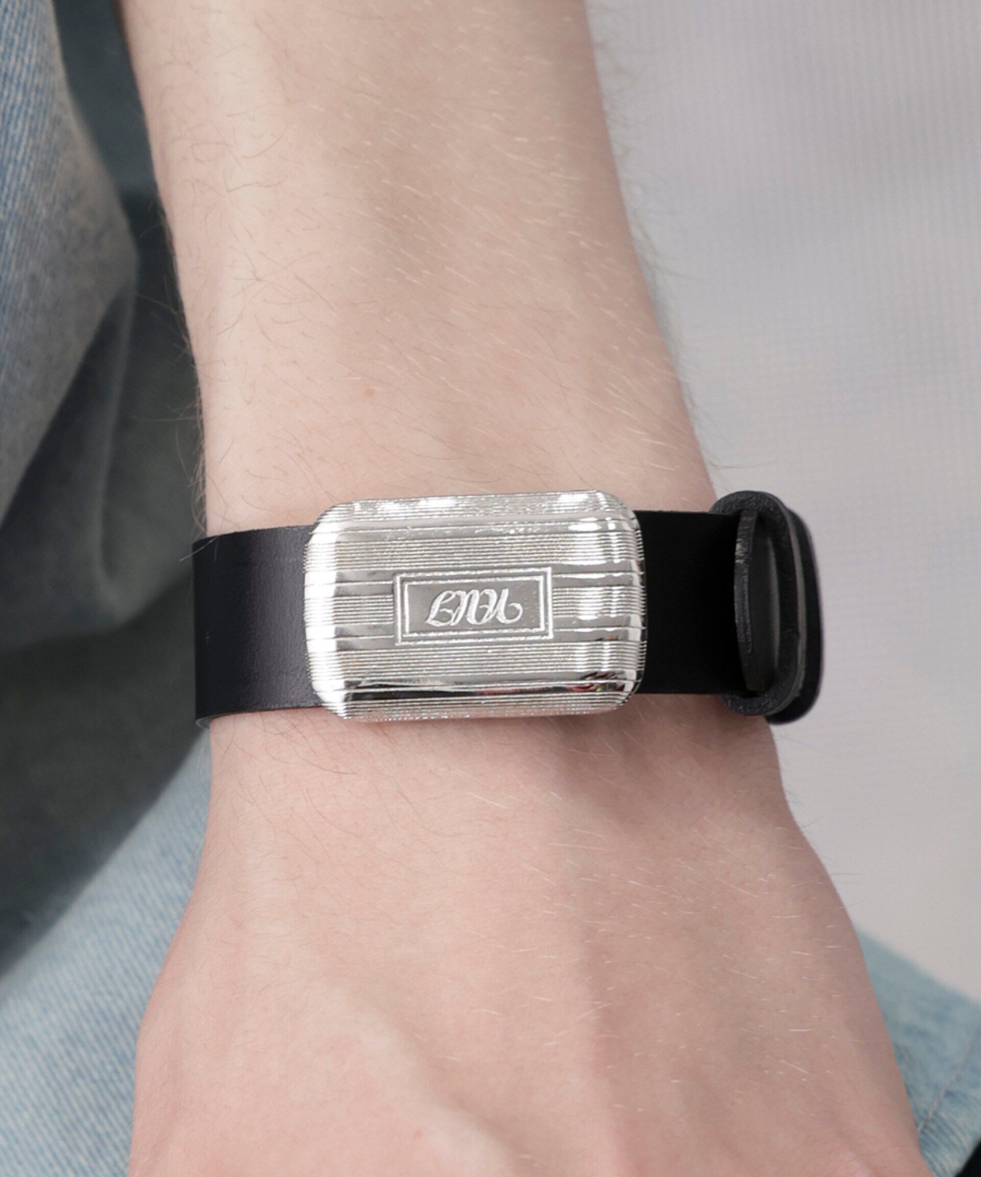 nano･universe「LB.03/[NU jewelry]エンジンターンストライプブレスレット」|ブレスレット・バングル|