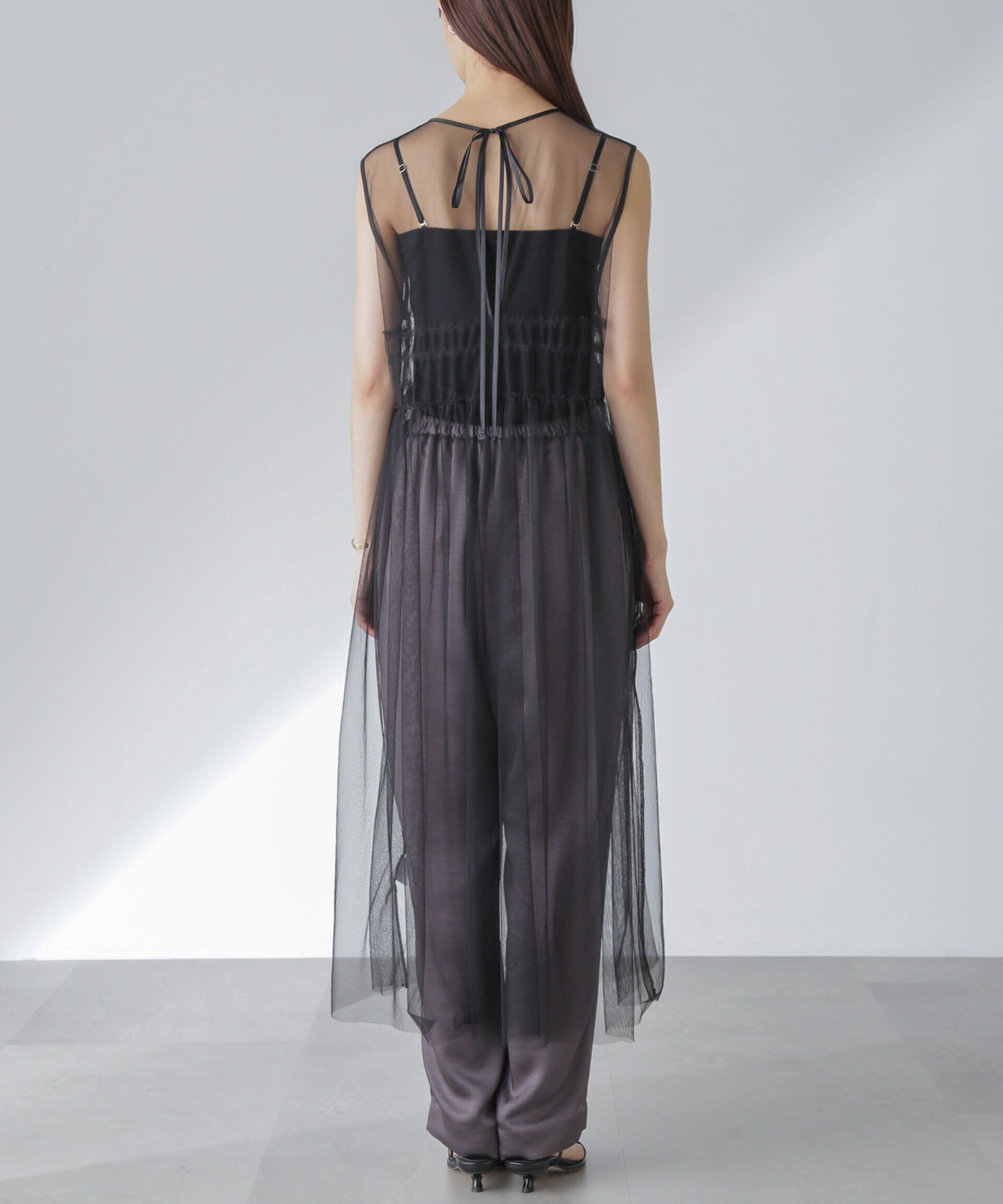 nano･universe「ギャザーチュールワンピース」|ワンピース|