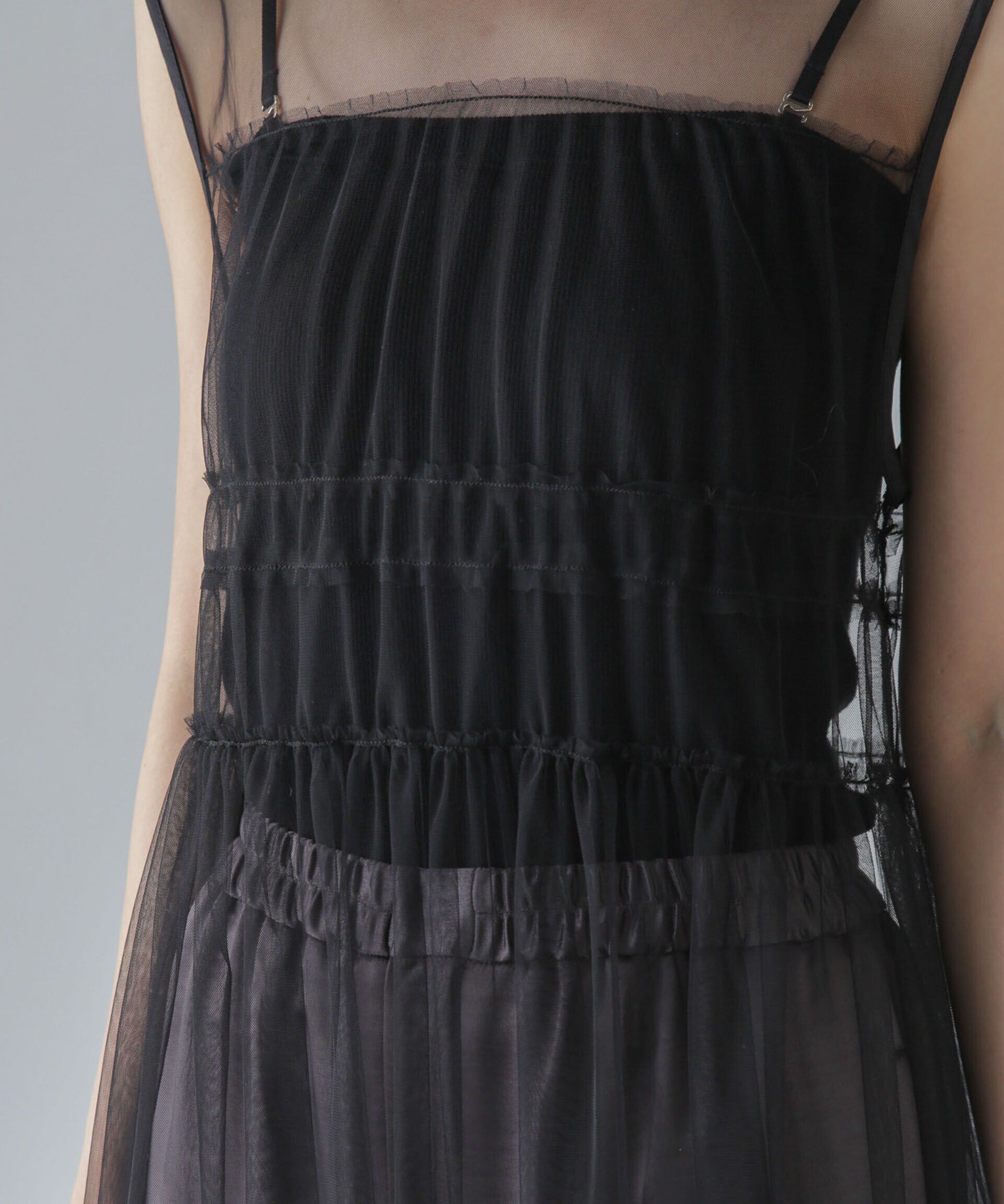 nano･universe「ギャザーチュールワンピース」|ワンピース|