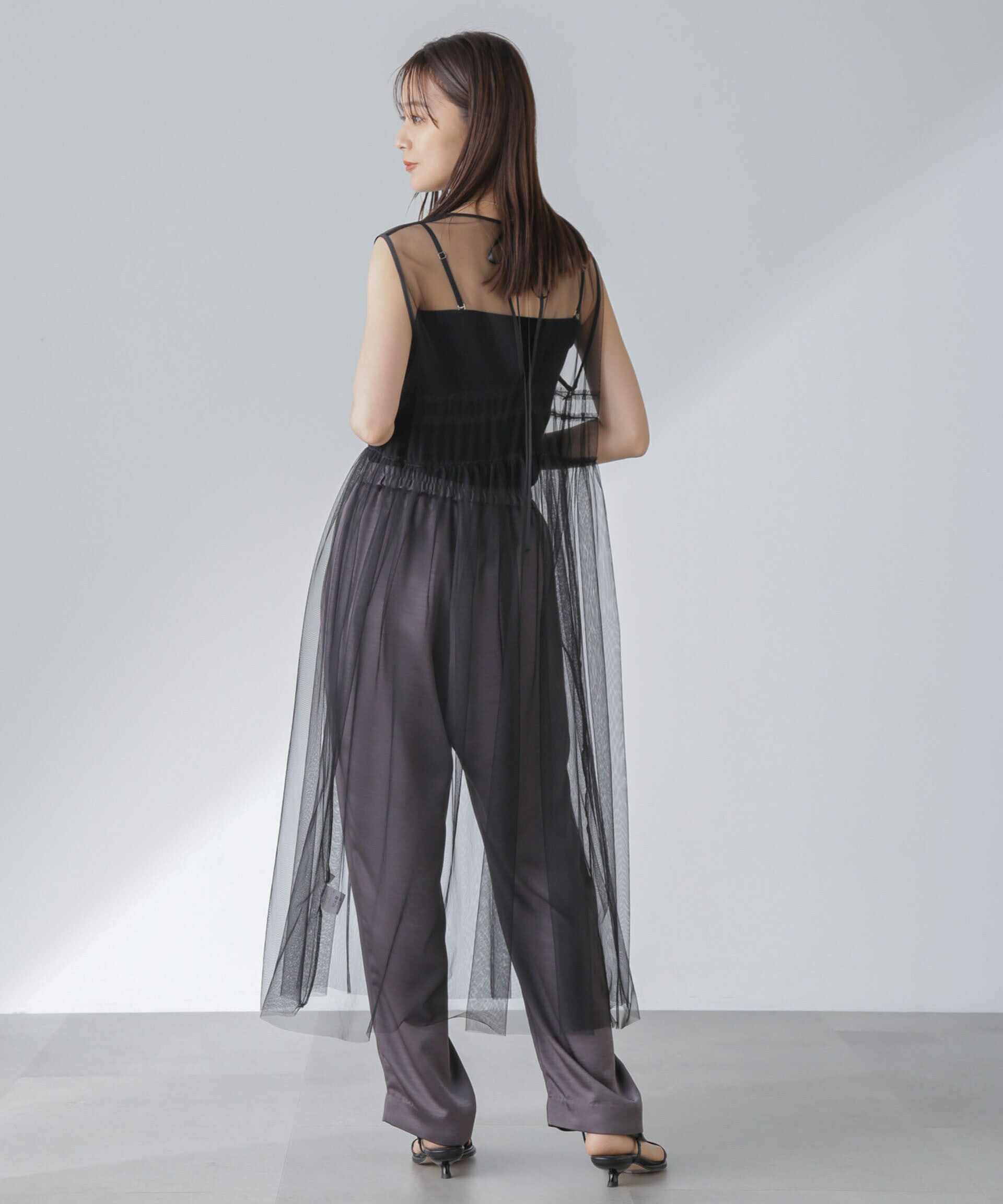 nano･universe「ギャザーチュールワンピース」|ワンピース|