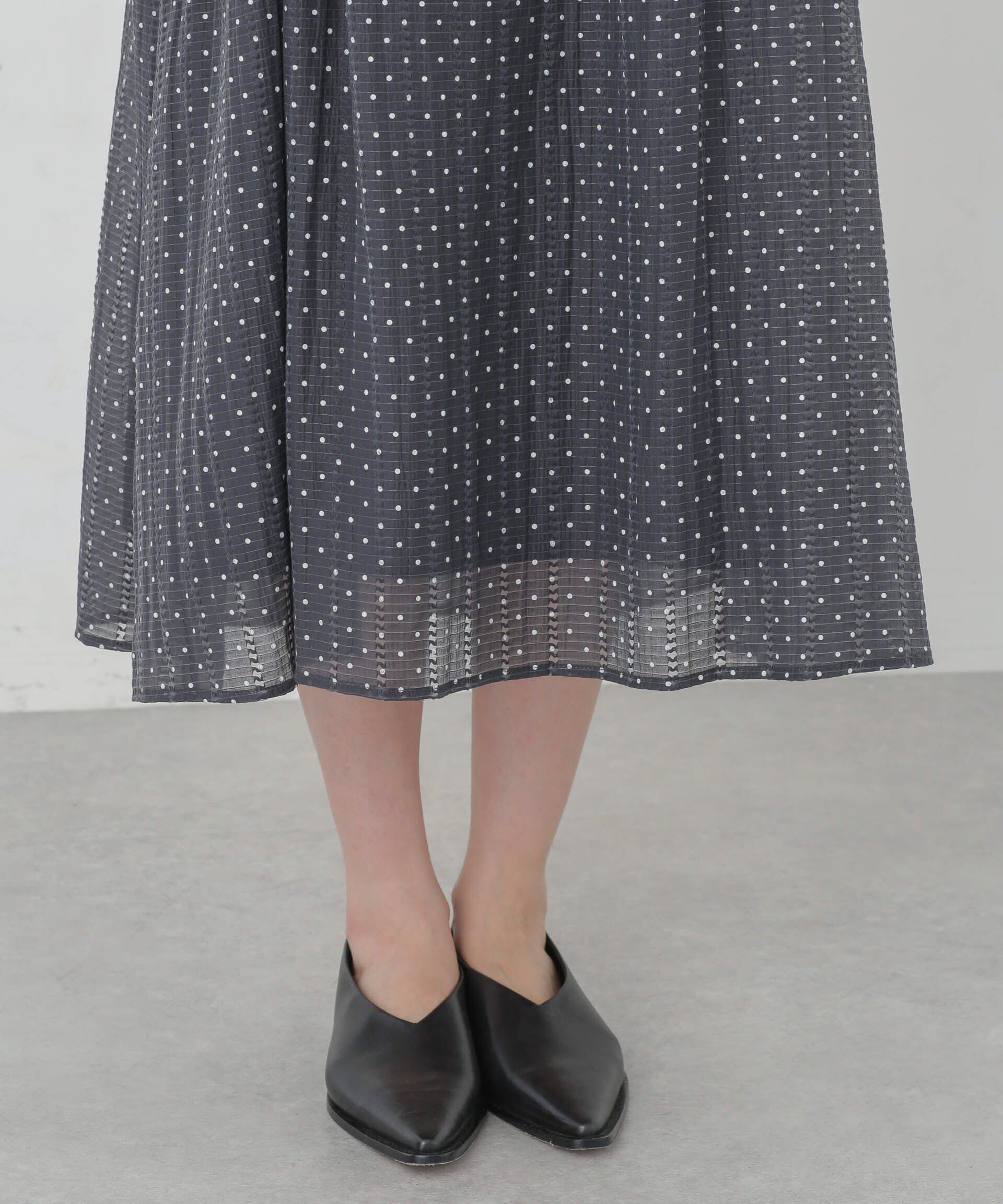 nano･universe「シアードビーギャザーキャミワンピース」|ワンピース|