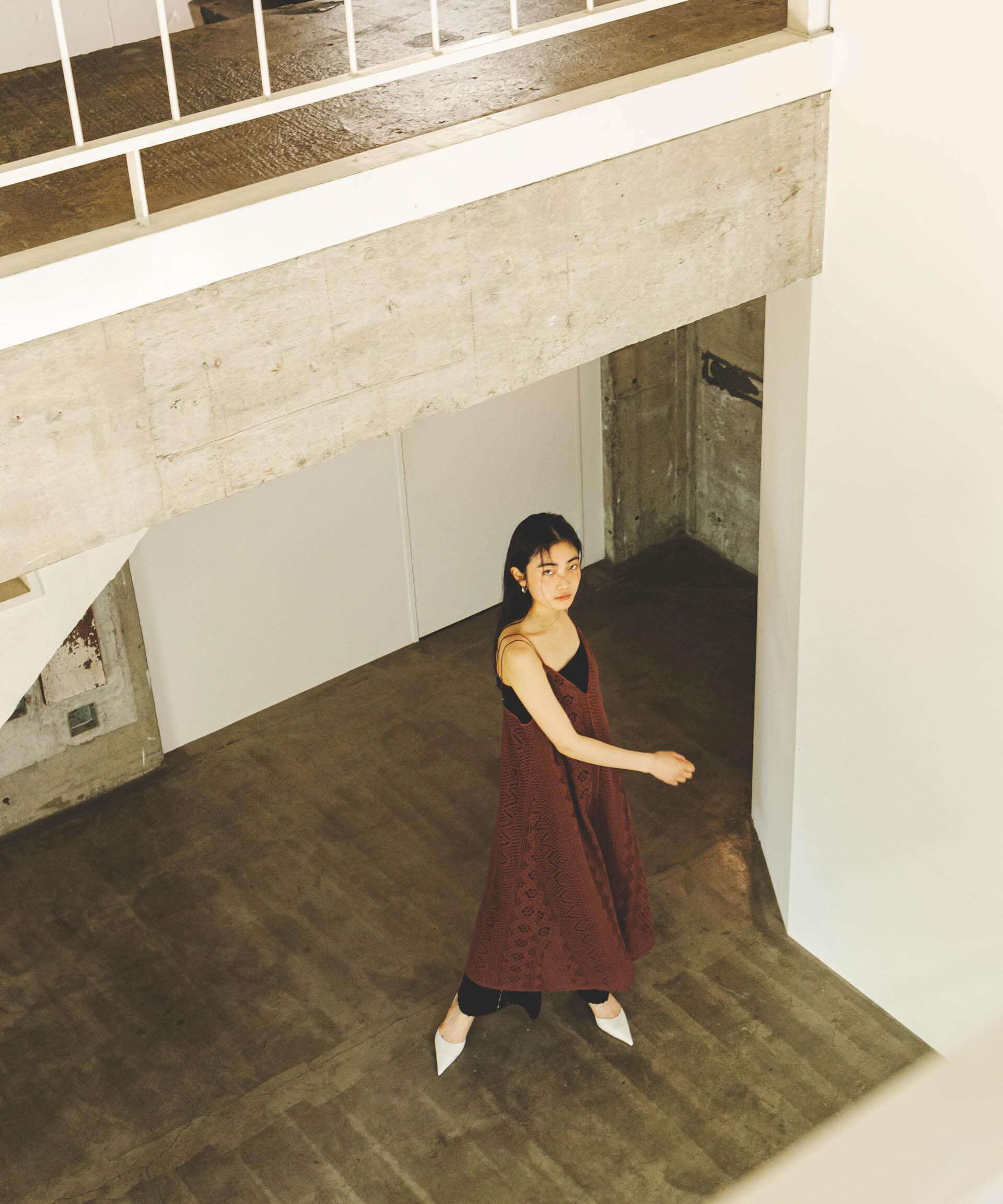 nano･universe「総レースキャミソールワンピース」|ワンピース|