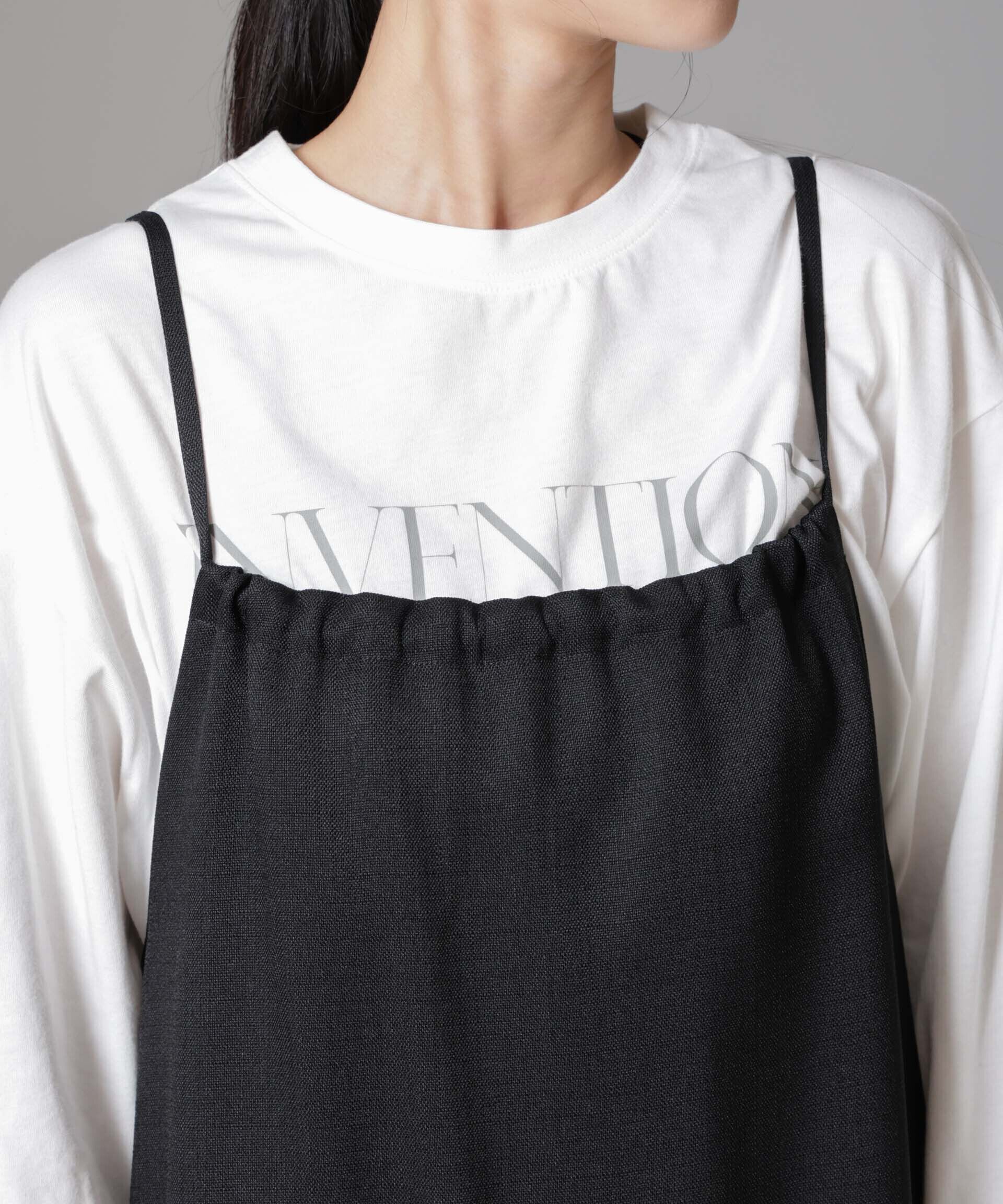 nano･universe「スラブツイードバックリボンキャミソールワンピース」|ワンピース|