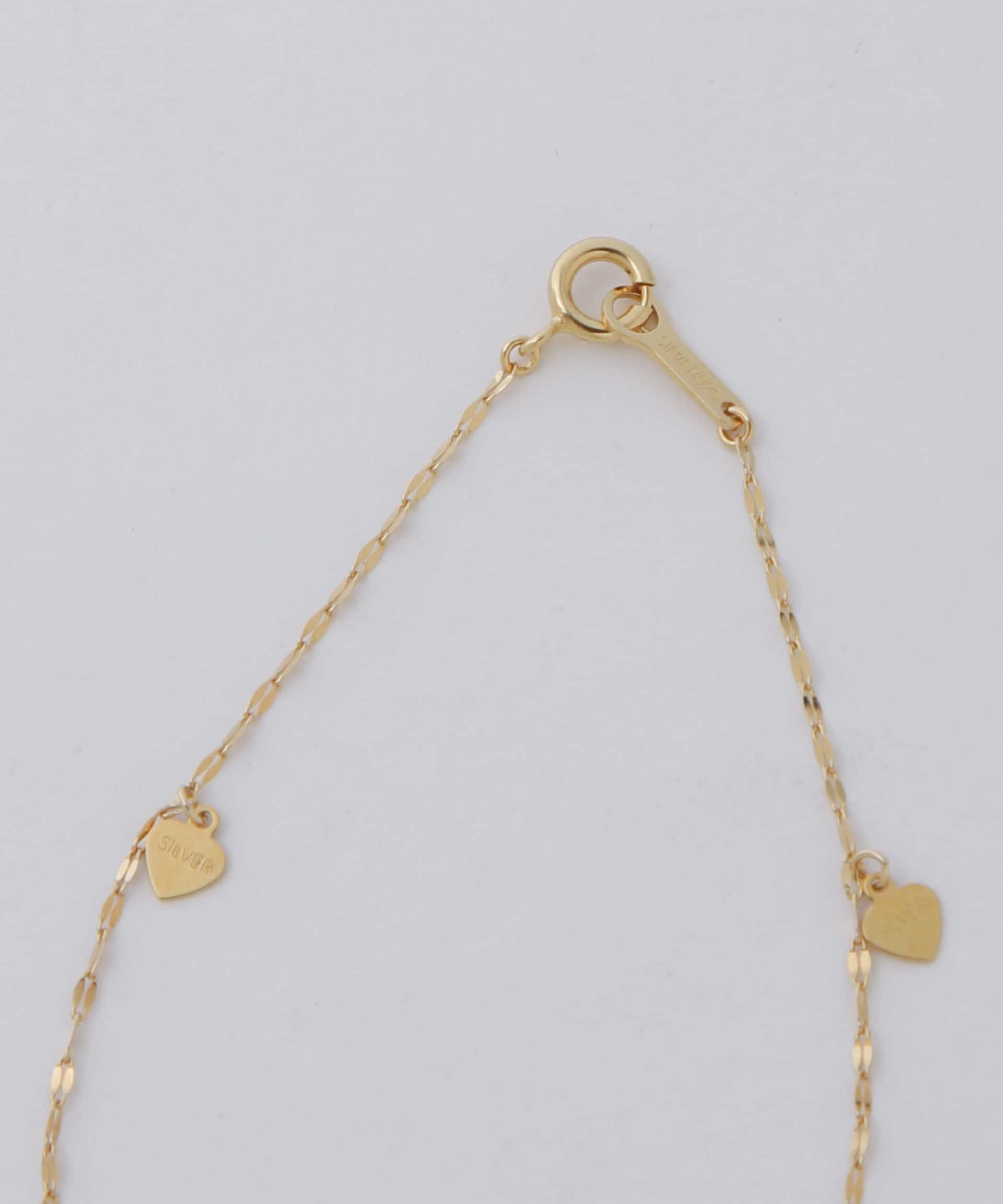 NANO universe「ハートパーツプレートチェーンブレスレット」|ブレスレット・バングル|