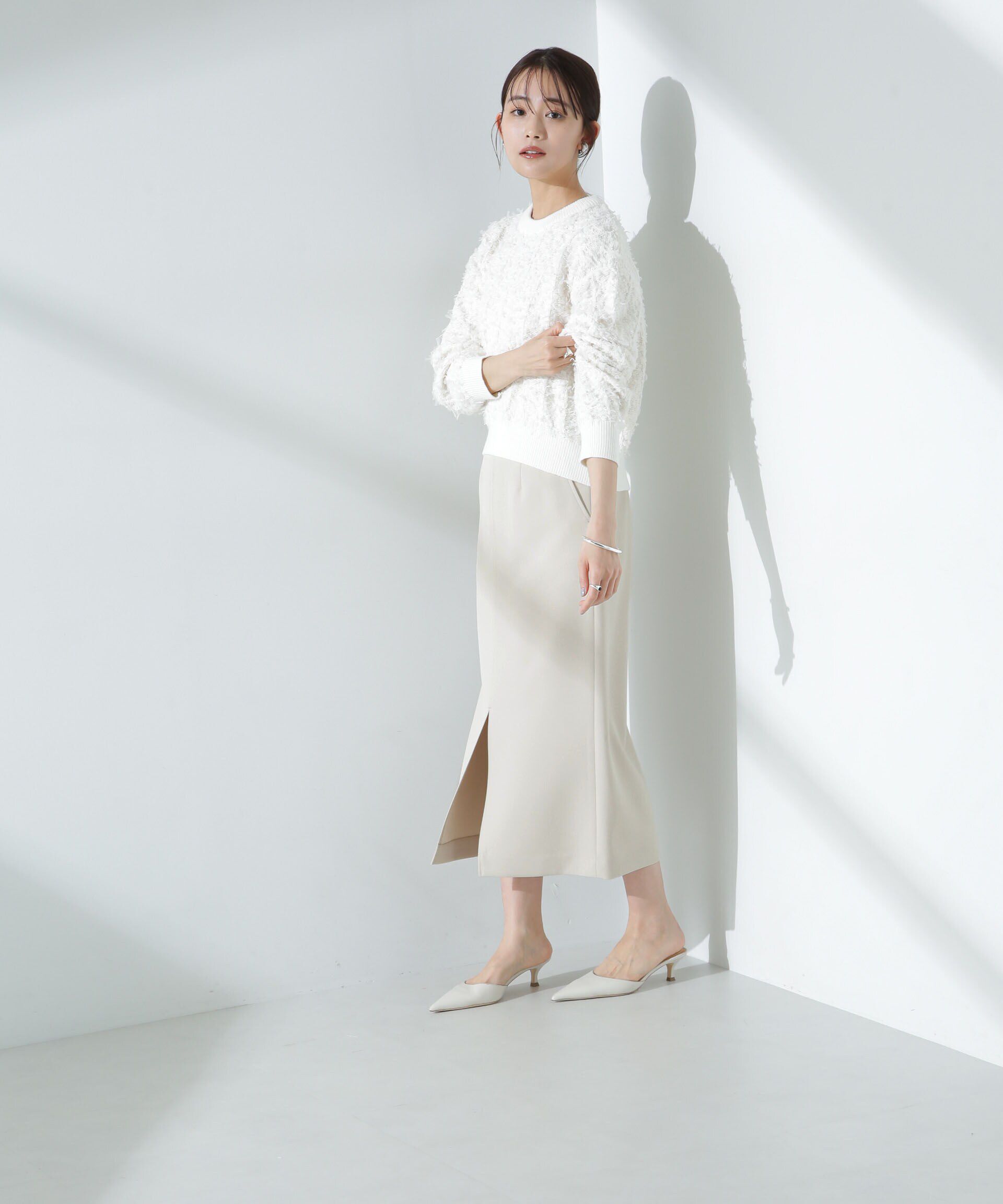 nano･universe「デイリーファンクション サイドタブタイトスカート(セットアップ可)」|スカート|