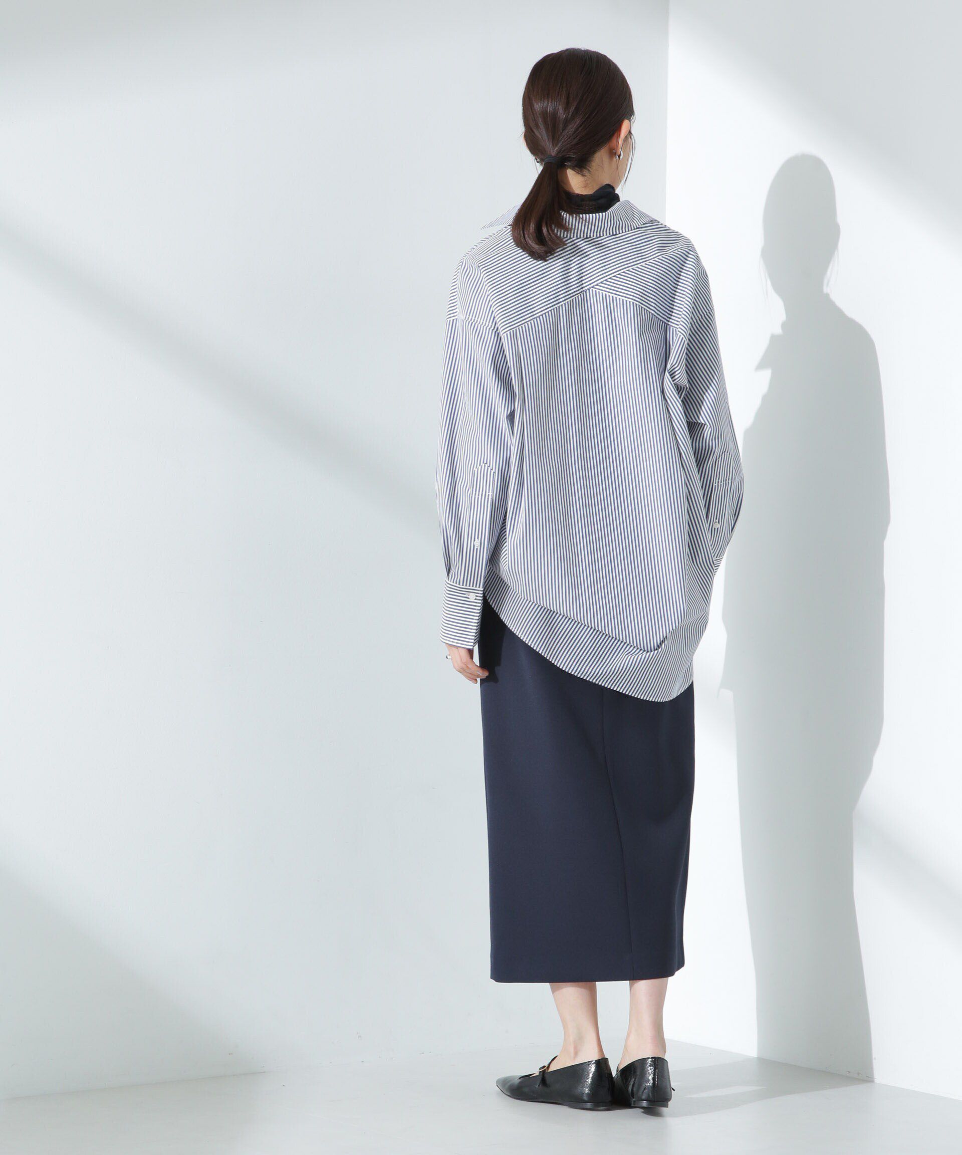 nano･universe「デイリーファンクション サイドタブタイトスカート(セットアップ可)」|スカート|