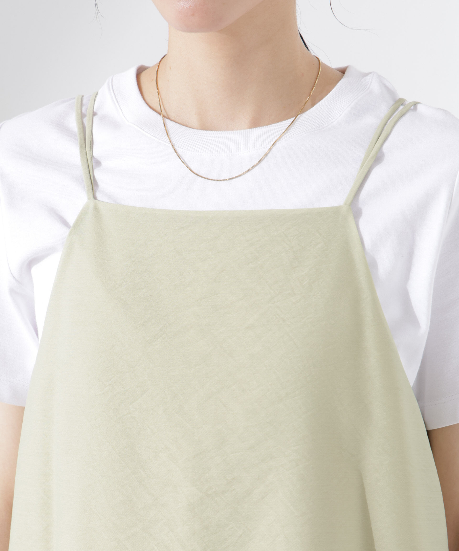 nano･universe「ダブルストラップミディキャミ（セットアップ可）」|シャツ・ブラウス|