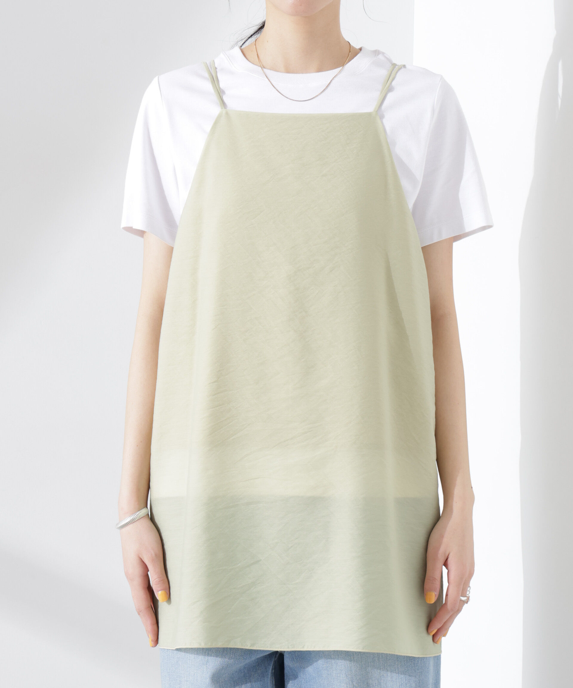 nano･universe「ダブルストラップミディキャミ（セットアップ可）」|シャツ・ブラウス|