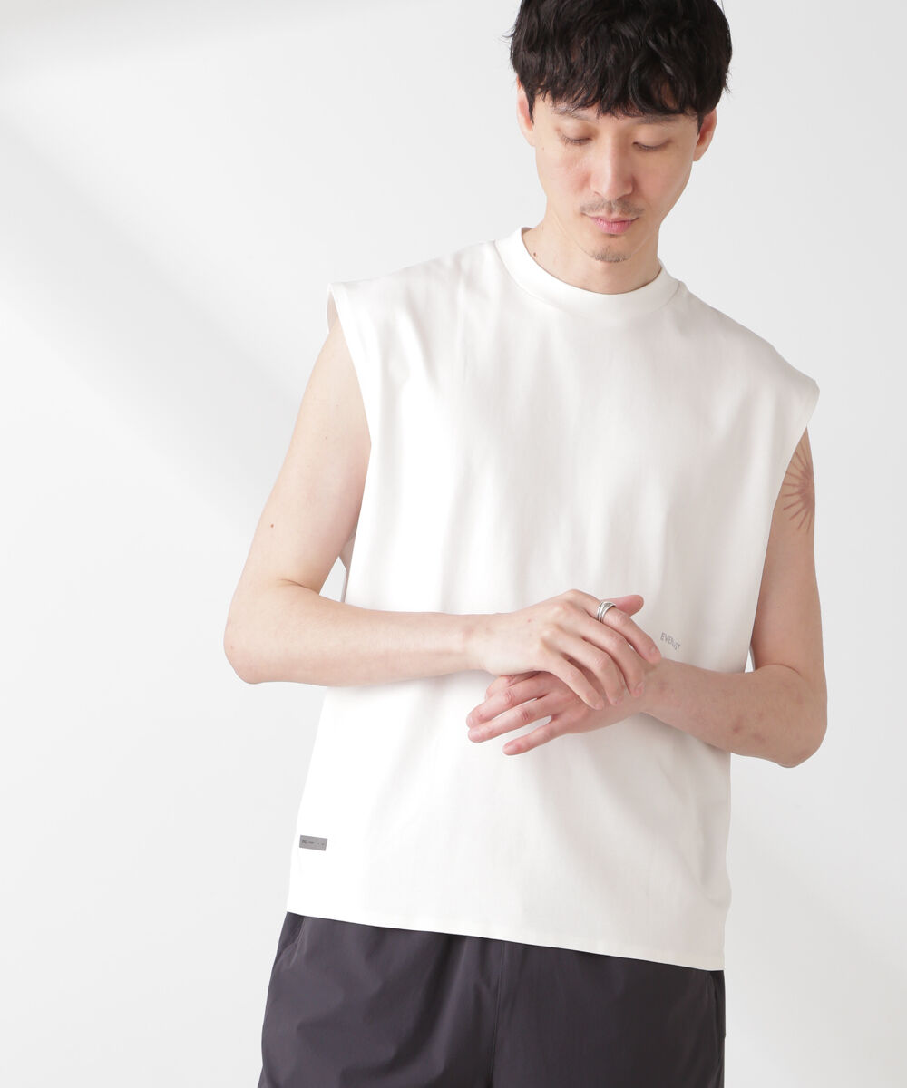 nano･universe「｢EVERLAST｣ アンチスメルプリントノースリーブ」|Tシャツ・カットソー|