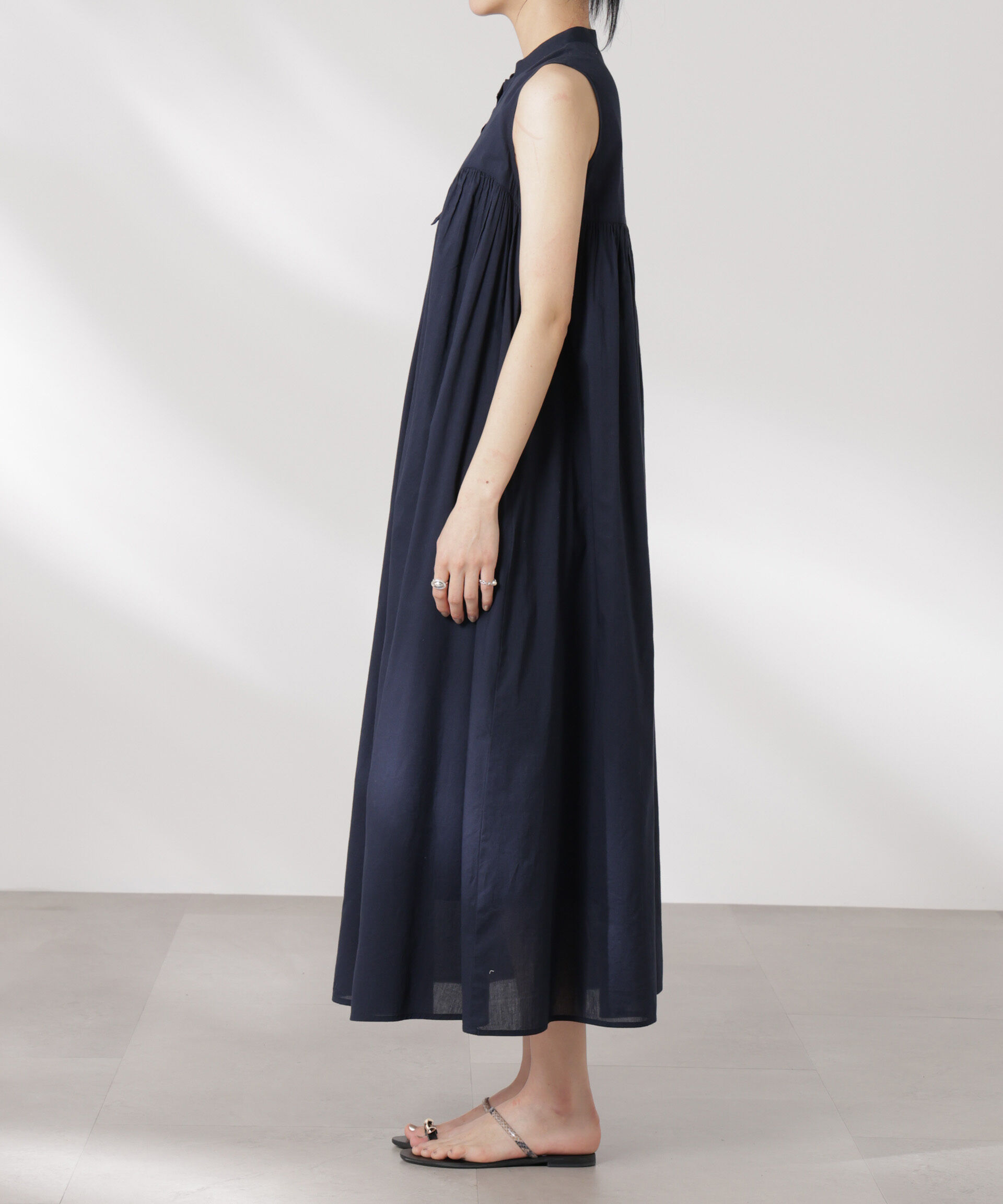 nano･universe「made in india コットンノースリーブワンピース」|ワンピース|