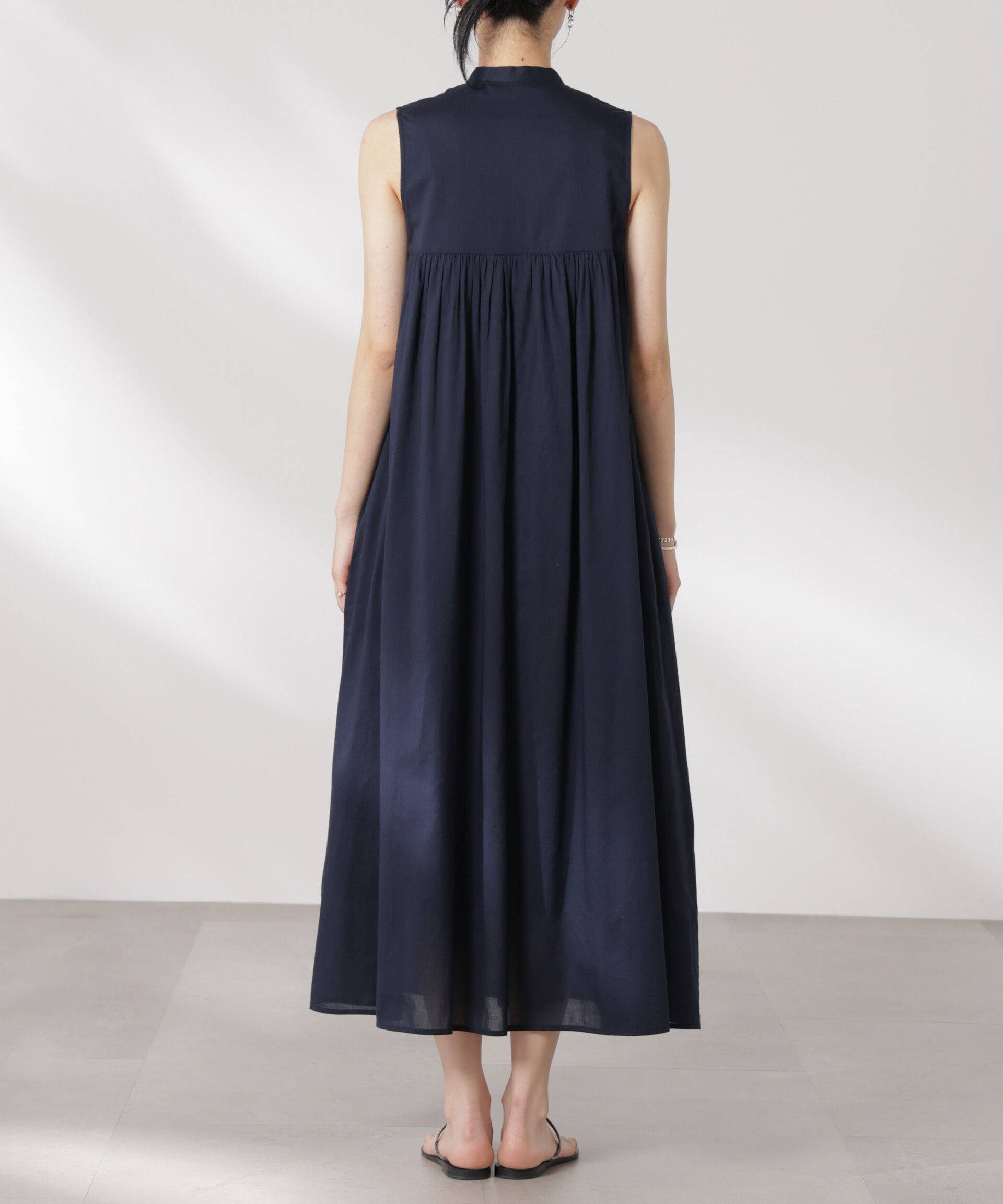 nano･universe「made in india コットンノースリーブワンピース」|ワンピース|