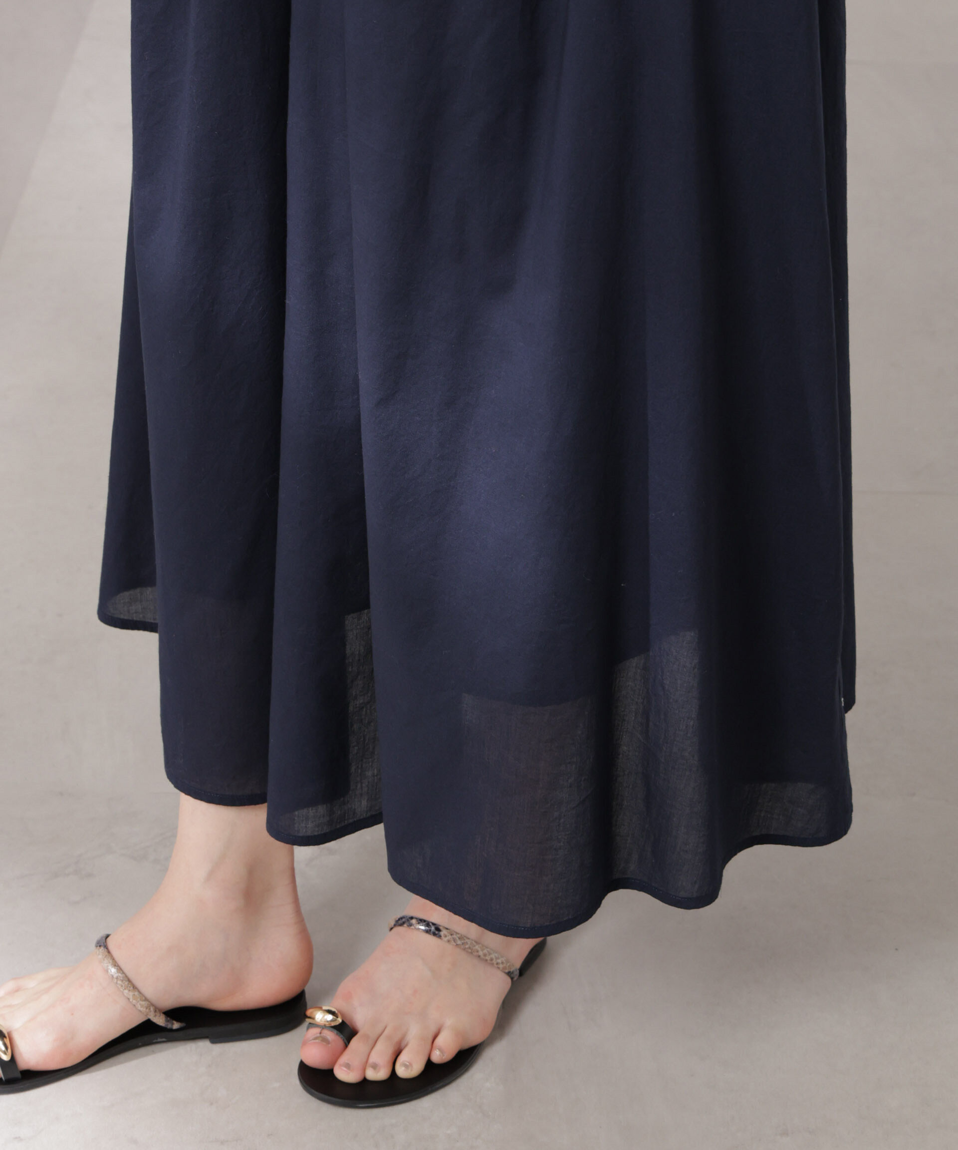 nano･universe「made in india コットンノースリーブワンピース」|ワンピース|