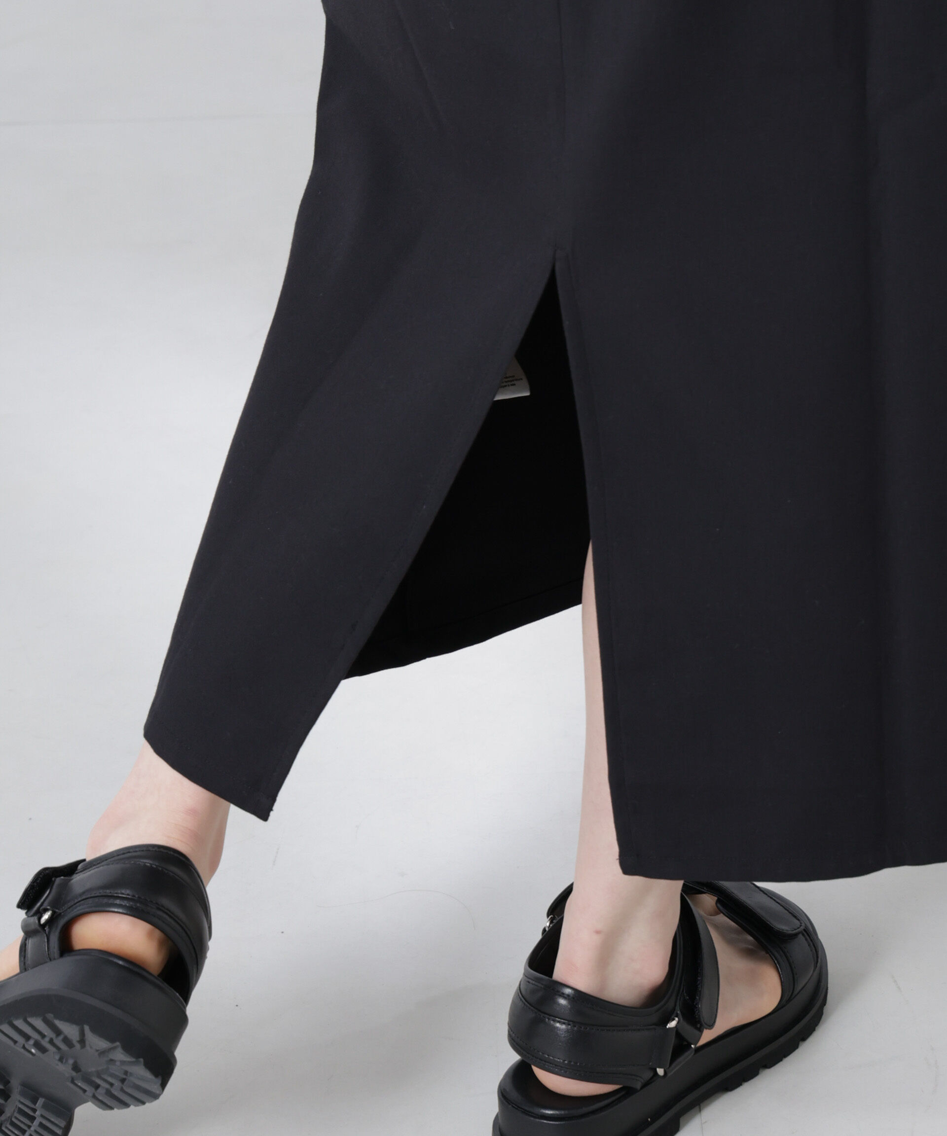 nano･universe「RITA ROW/OYSTER DRESS ブラック」|ワンピース|