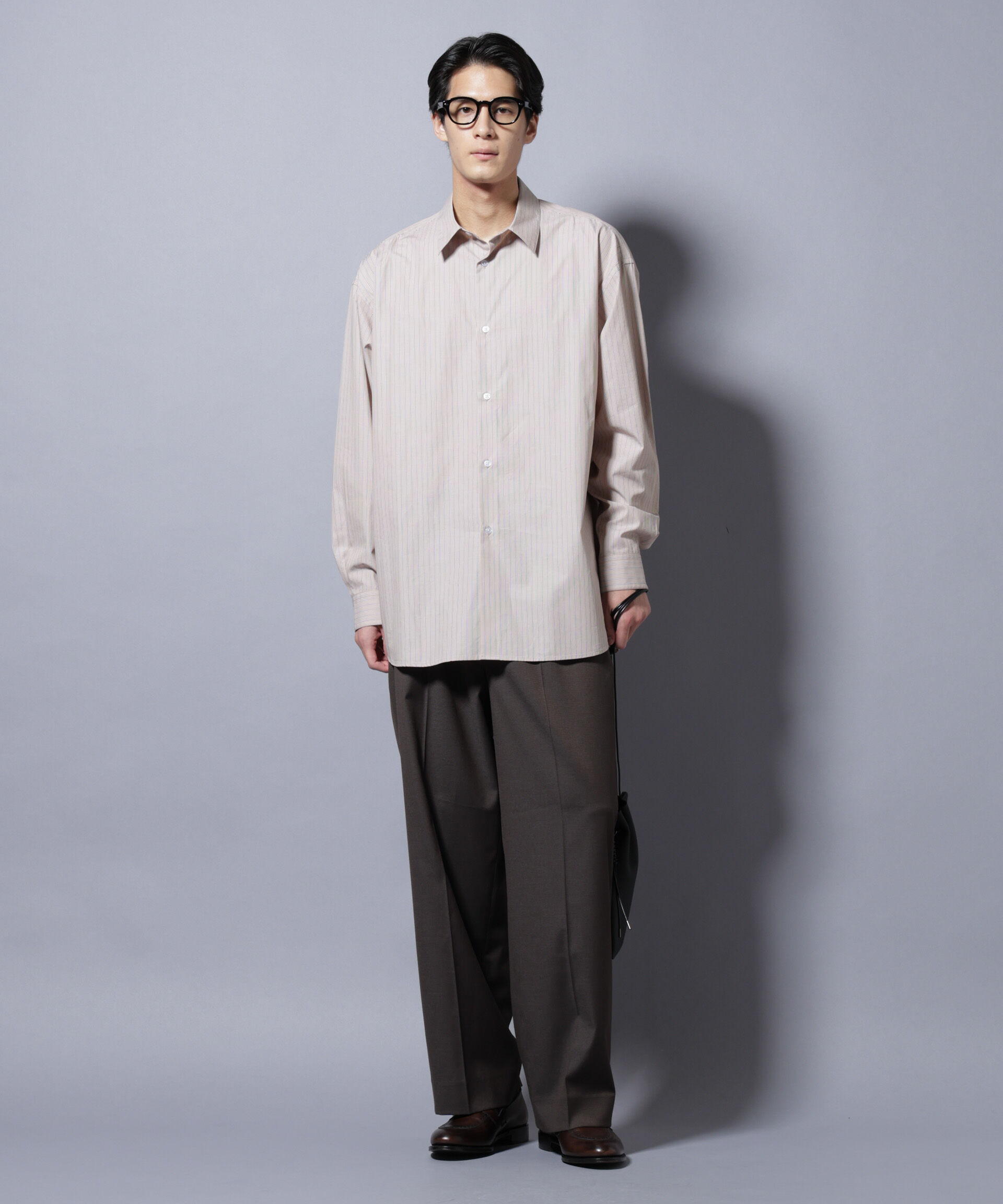 nano･universe「｢SIDOGRAS-VENICE｣ オルタネイトストライプシャツ」|シャツ・ブラウス|