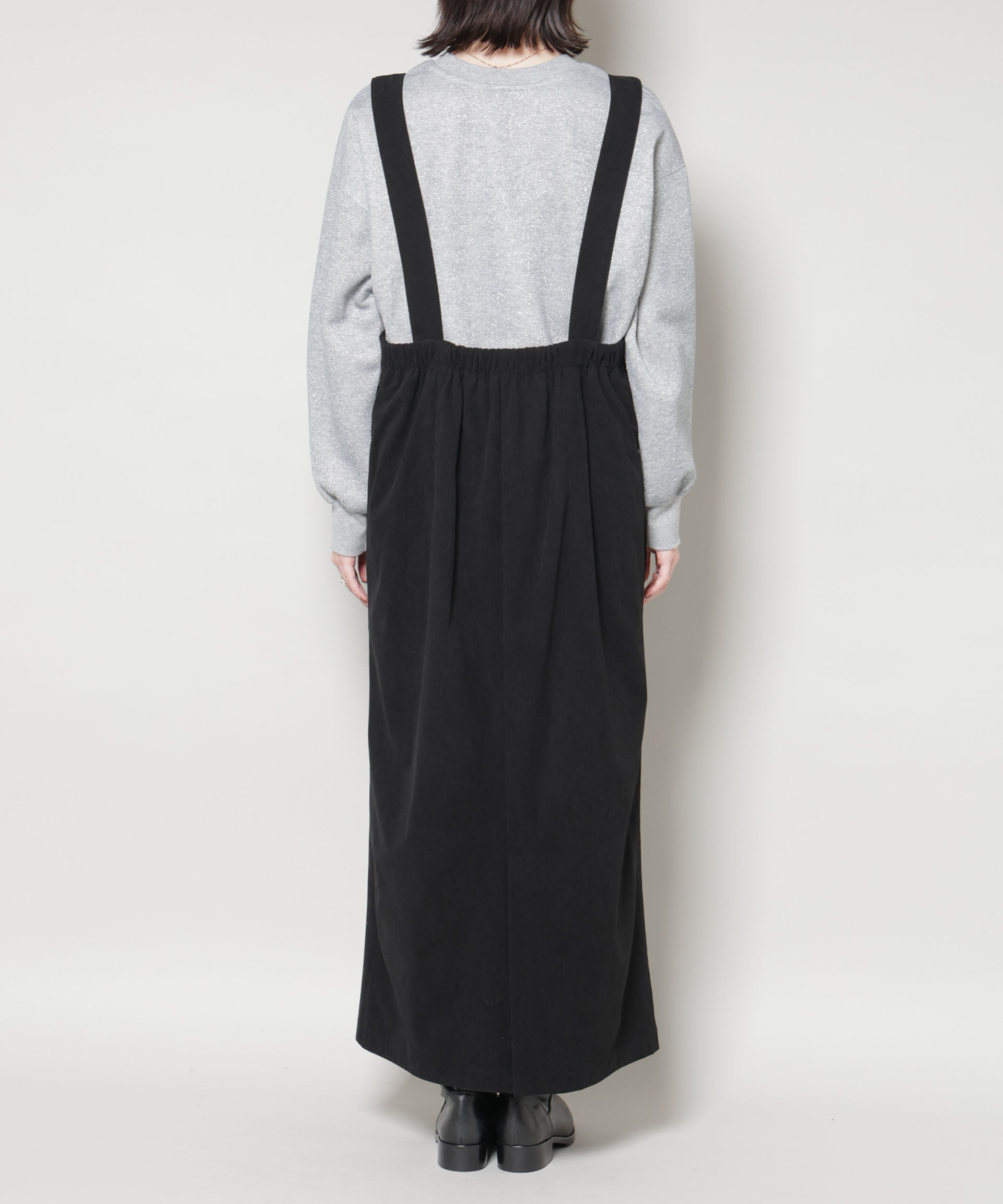 nano･universe「ストレッチ起毛ジャンパースカート(セットアップ可)」|ワンピース|