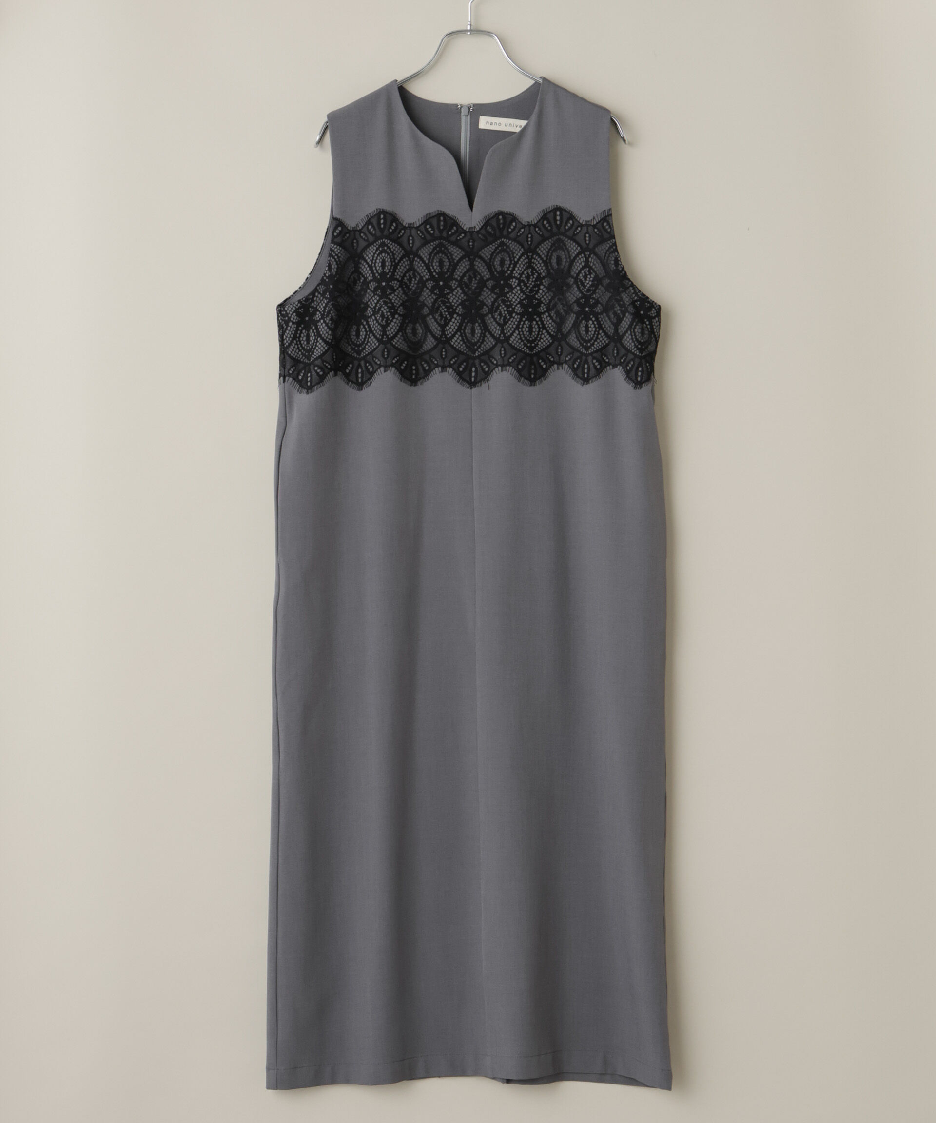 nano･universe「レース切り替えノースリーブワンピース」|ワンピース|