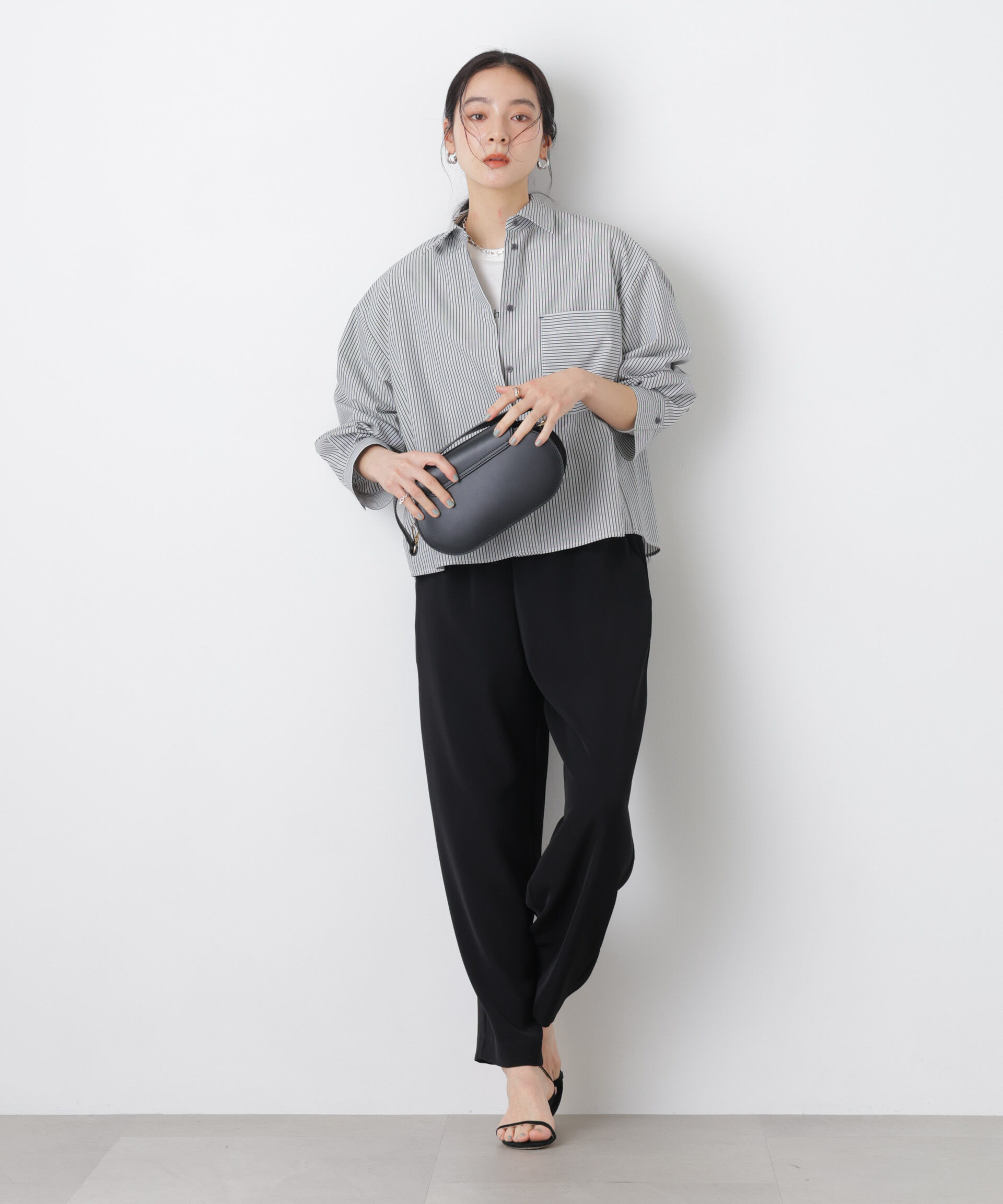 nano･universe「ワイドショートポケットシャツ」|シャツ・ブラウス|