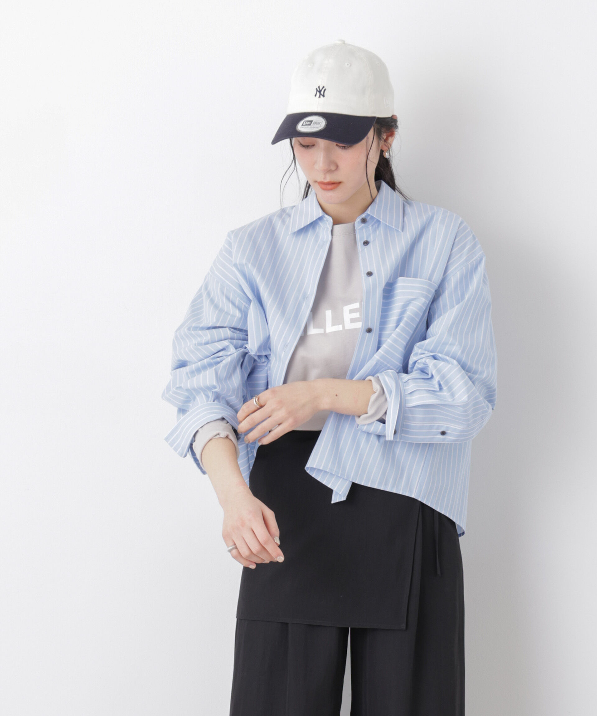 nano･universe「ワイドショートポケットシャツ」|シャツ・ブラウス|