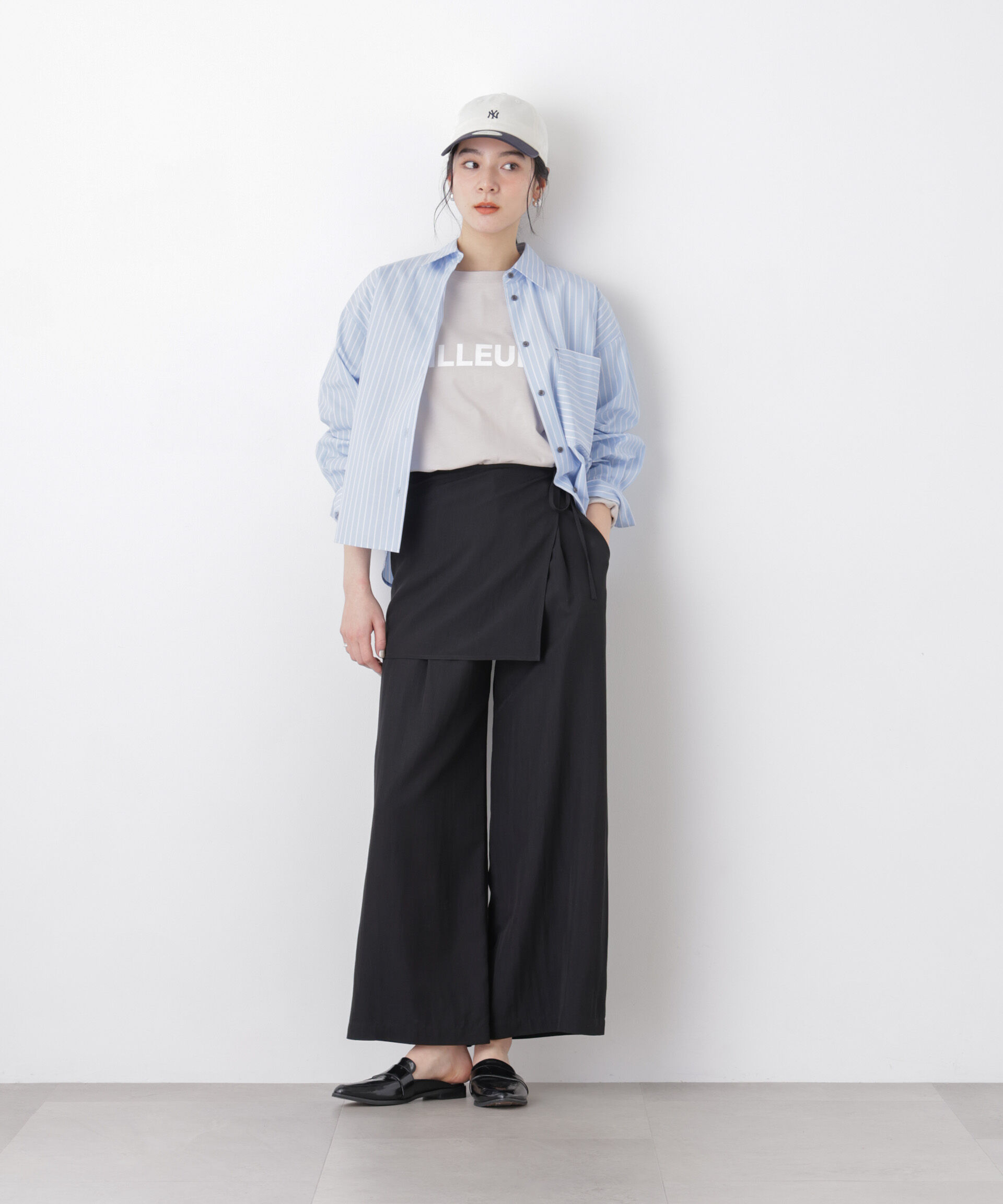 nano･universe「ワイドショートポケットシャツ」|シャツ・ブラウス|