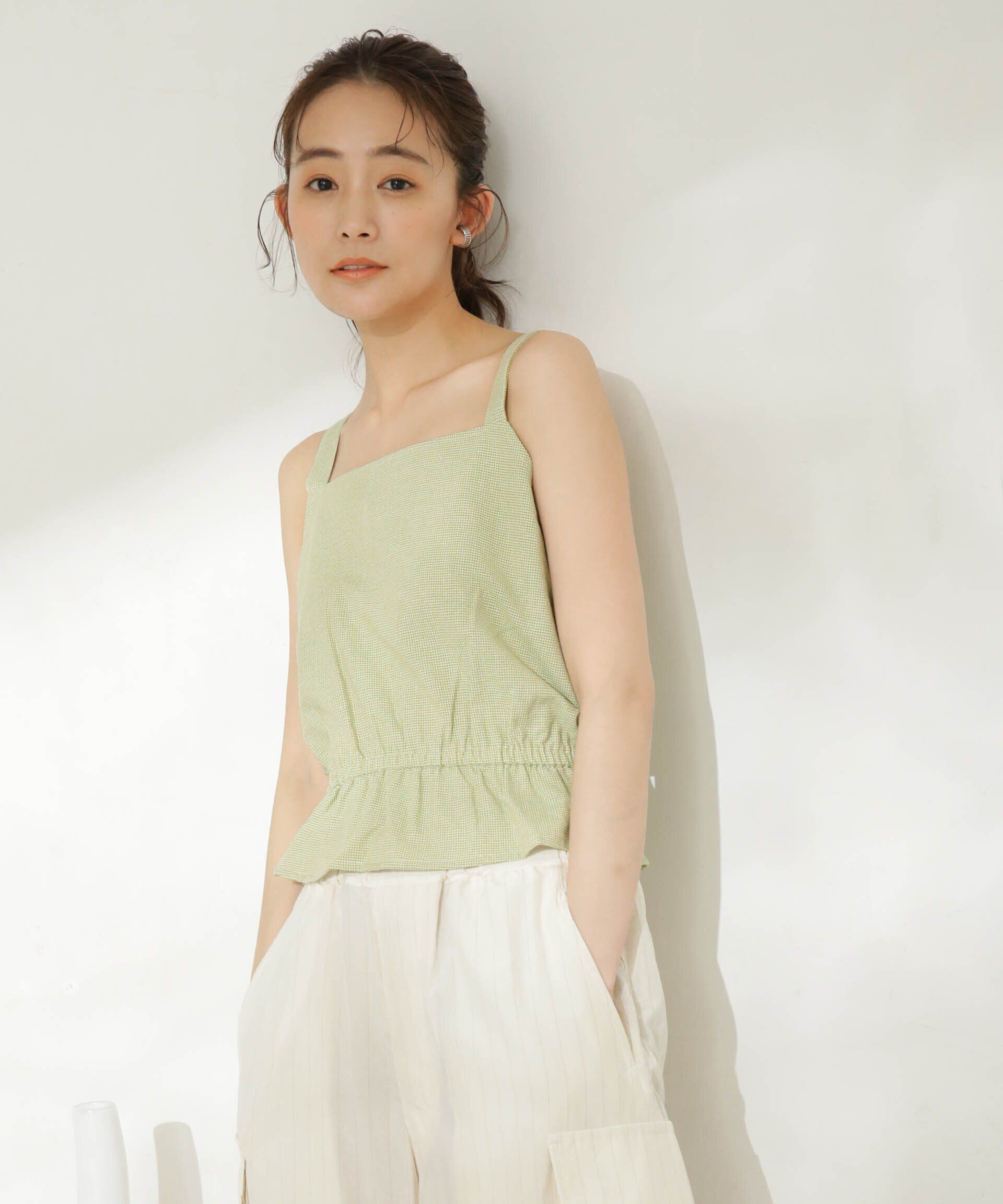 nano･universe「Ｃｈｅｃｋｅｒｅｄ　Ｔｏｐ」|Tシャツ・カットソー|