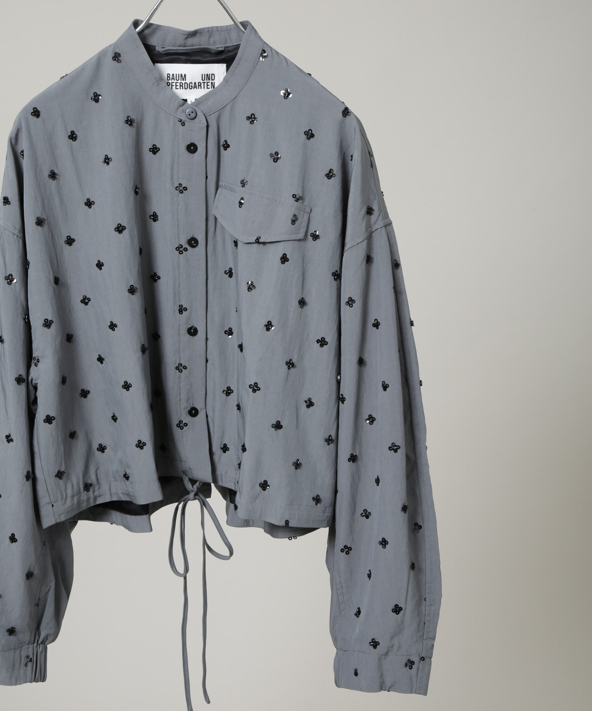 nano･universe「BAUM UND PFERDGARTEN/Viscose with Sequins シャツ(セットアップ可)」|シャツ・ブラウス|