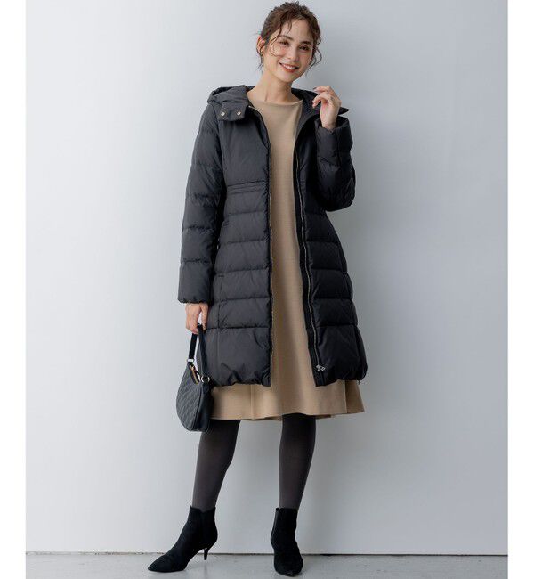 組曲「【洗える】ライトタフタロングダウン」|ダウン|