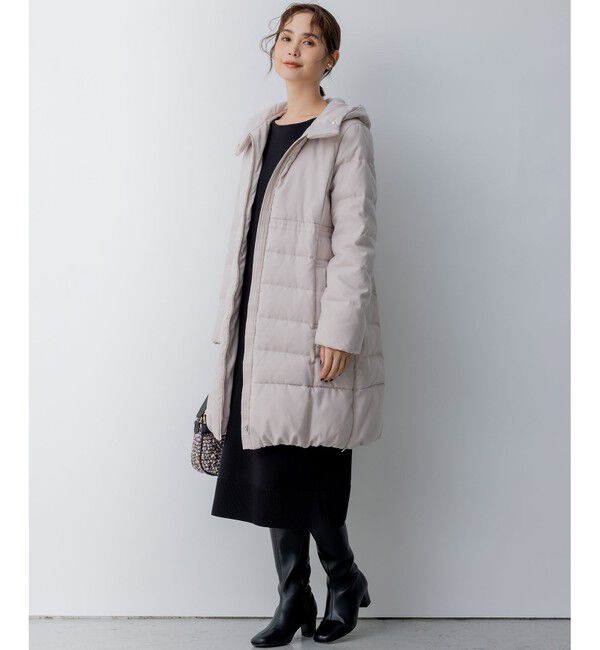 組曲「【洗える】ライトタフタロングダウン」|ダウン|