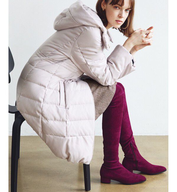 組曲「【洗える】ライトタフタロングダウン」|ダウン|