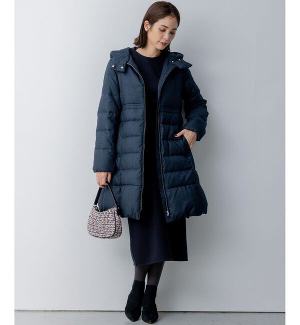 組曲「【洗える】ライトタフタロングダウン」|ダウン|