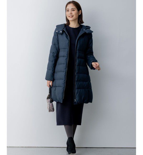 組曲「【洗える】ライトタフタロングダウン」|ダウン|