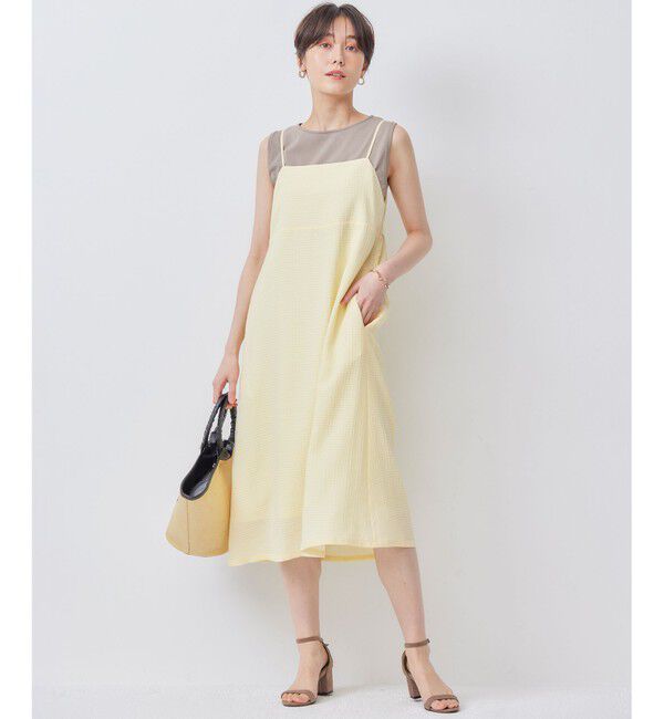 組曲「ステッチストライプドビー キャミワンピース」|ワンピース|