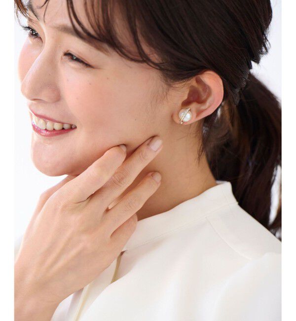組曲「ビジューリングパールイヤリング」|イヤリング|
