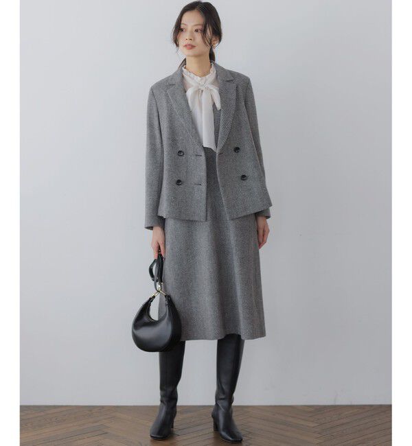 組曲「シックツイードジャンパー ワンピース」|ジャンパースカート|