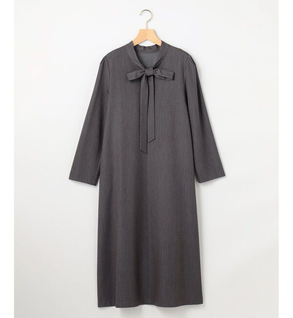 組曲「【前後着用可】ラメストライプボウタイ ワンピース」|ワンピース|