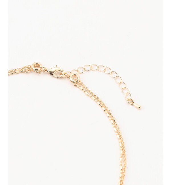 組曲「パールライクエンドノットレイヤード ネックレス」|ネックレス|