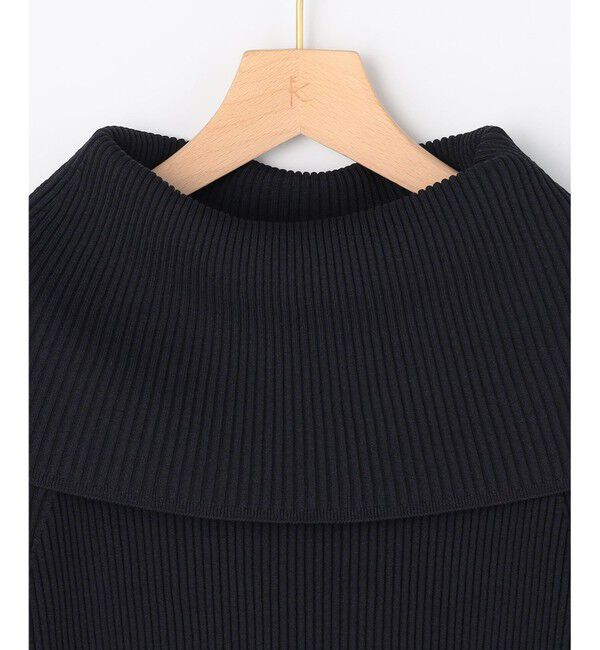 組曲「【WEB限定】クリアストレッチオフショルダー ニット」|ニット・セーター|