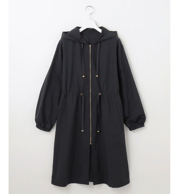 自由区「【撥水加工・UVケア・洗える】ライトグログランフーデッド コート」|ミリタリー・モッズコート|